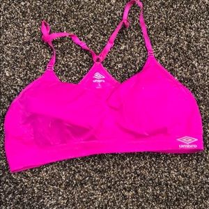 Hot pink Umbro bralette L